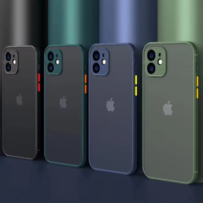 Frosted Hybrid Clear Case for iPhone