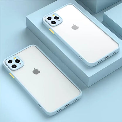 Frosted Hybrid Clear Case for iPhone
