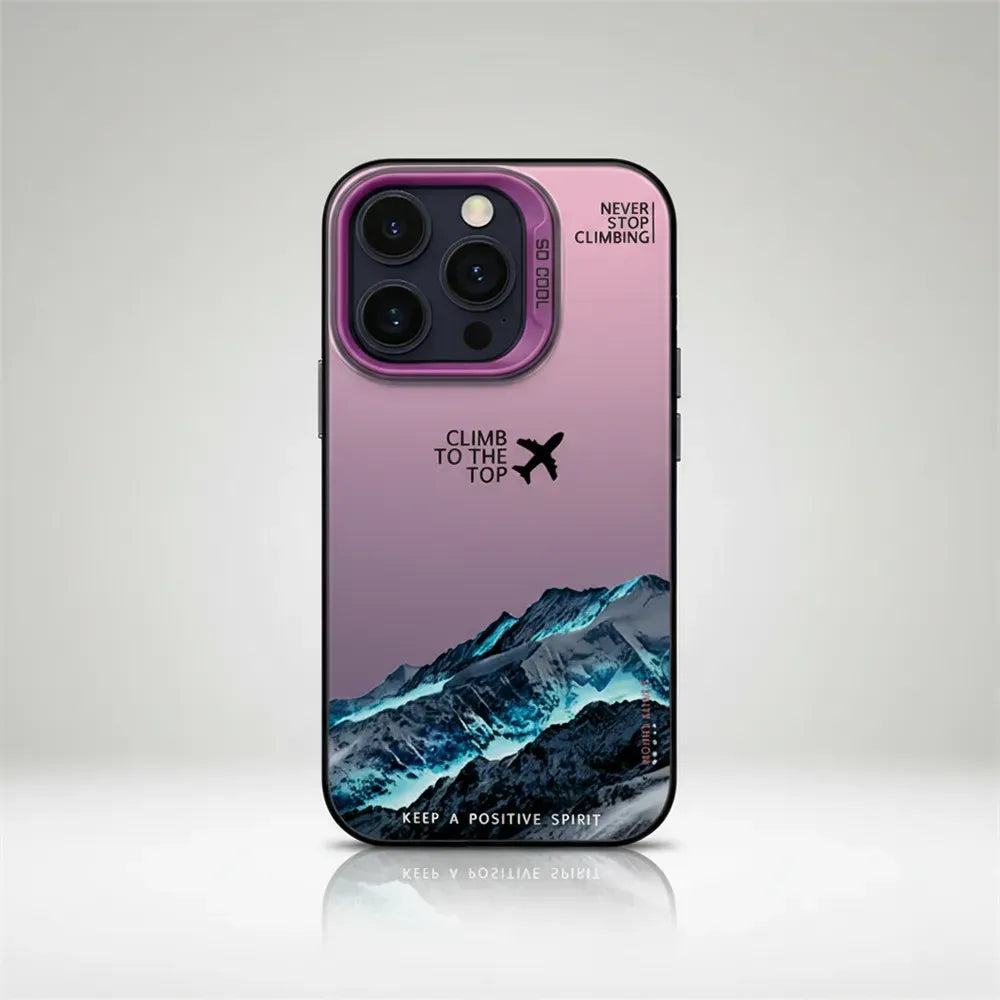Mountain Peak Aircraft iPhone Case