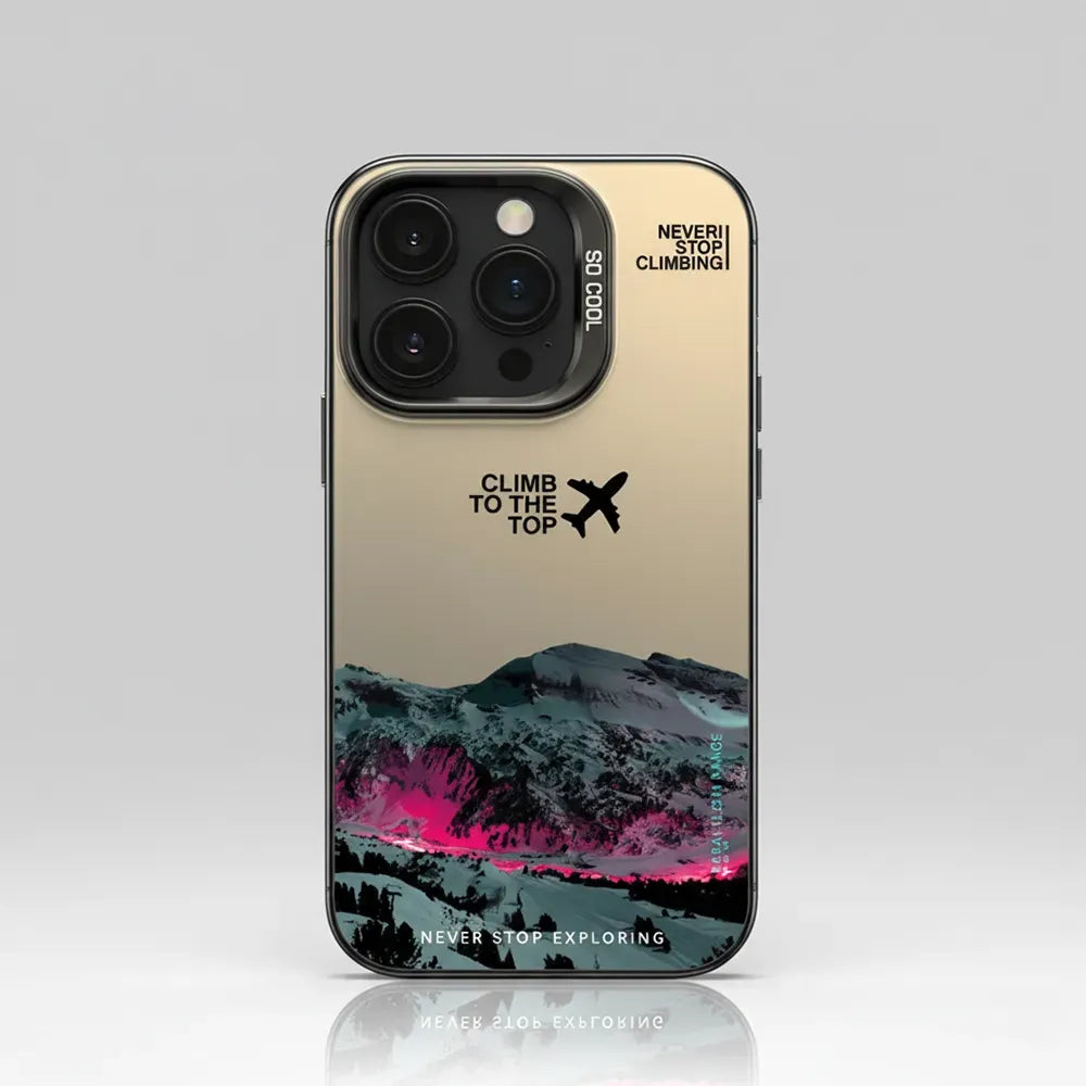 Mountain Peak Aircraft iPhone Case