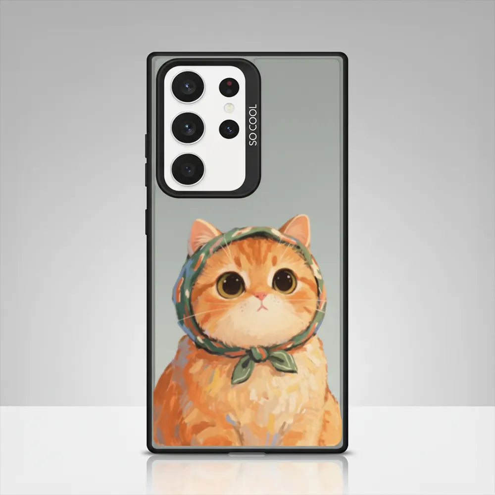 Babushka Cat Case for Samsung Galaxy