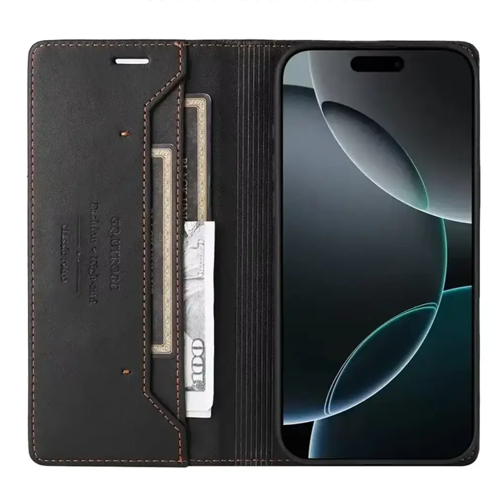 Leather Wallet iPhone Case