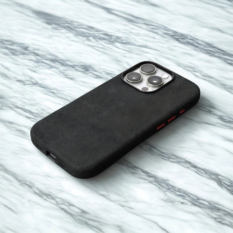 Luxury Alcantara iPhone Case