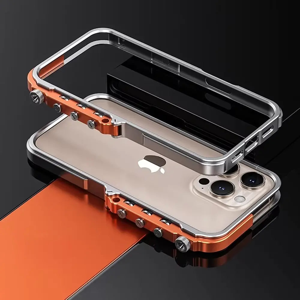 Mecha Cyberpunk Metal Bumper for iPhone