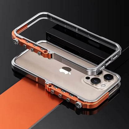 Mecha Cyberpunk Metal Bumper for iPhone