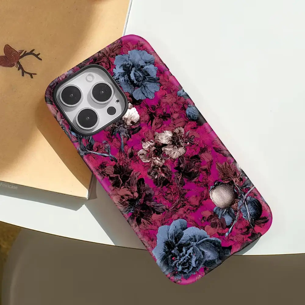 Midnight Bloom iPhone MagSafe Case