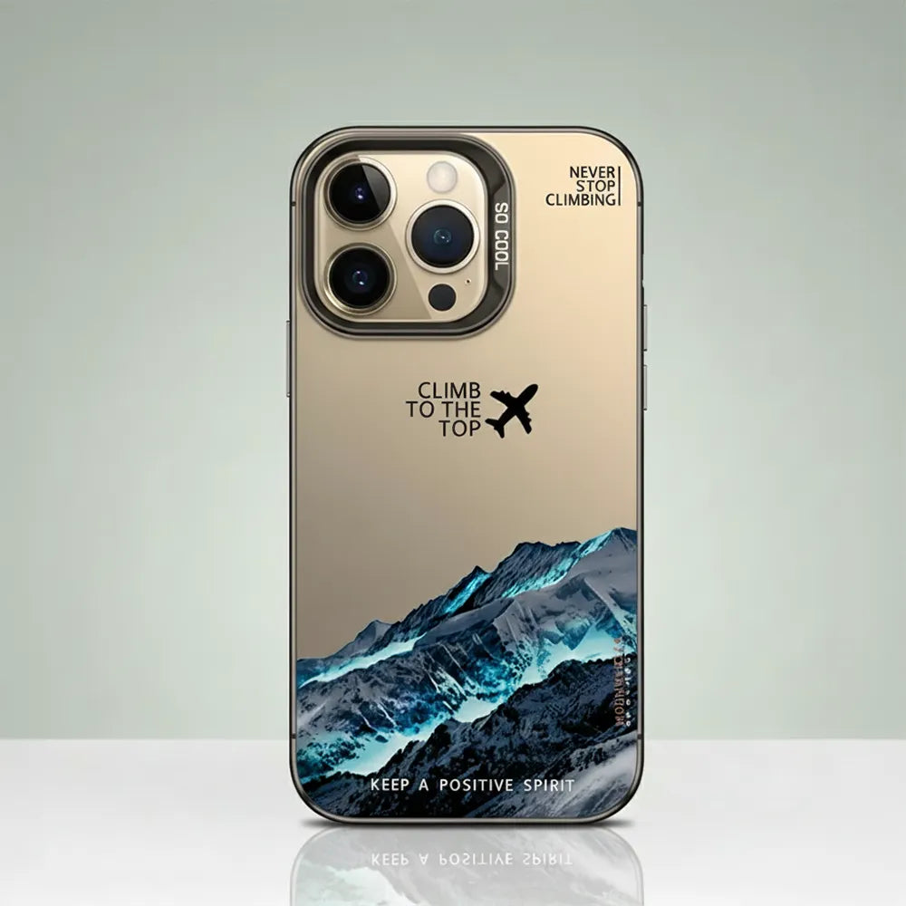 Mountain Peak Aircraft iPhone Case