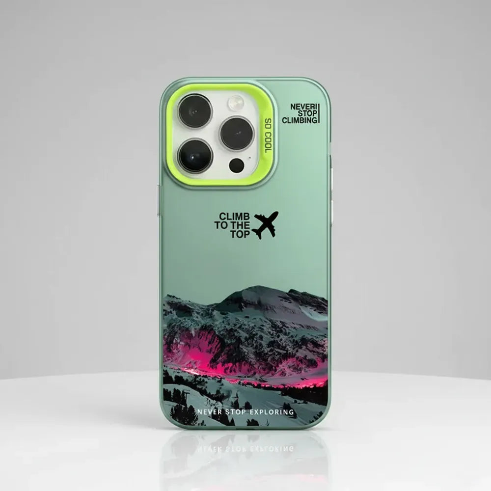 Mountain Peak Aircraft iPhone Case