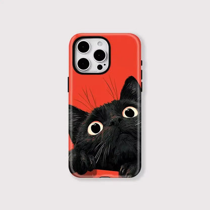 Peeking Cat MagSafe Case for iPhone