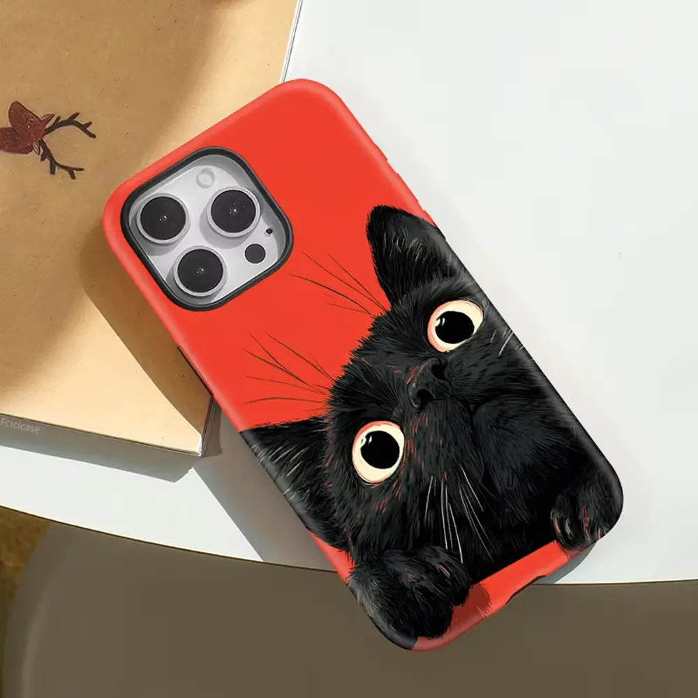 Peeking Cat MagSafe Case for iPhone