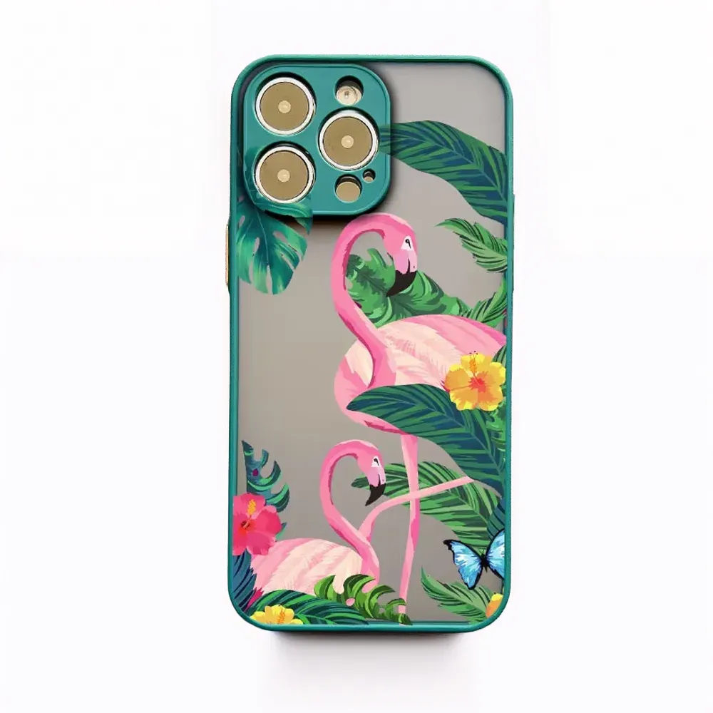 Pink Flamingos iPhone Case