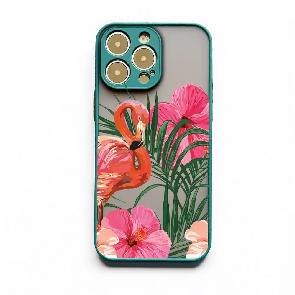 Pink Flamingos iPhone Case