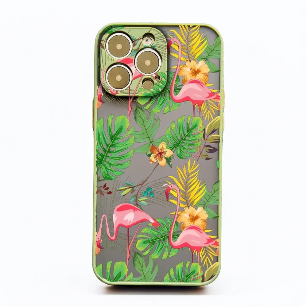 Pink Flamingos iPhone Case