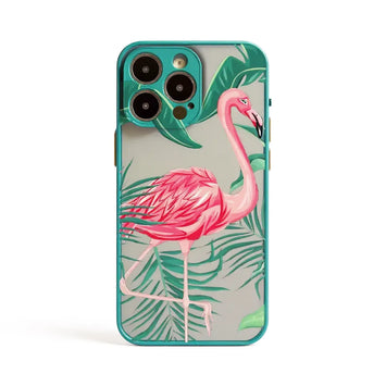 Pink Flamingos iPhone Case