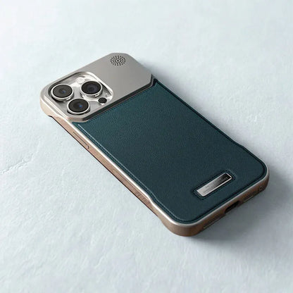 Premium PU Leather MagSafe iPhone Case