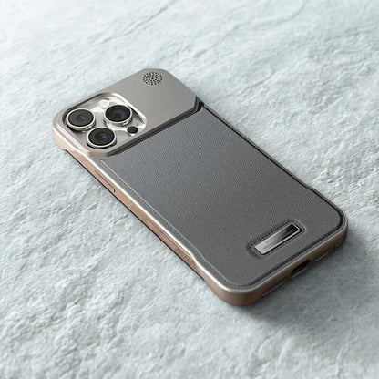 Premium PU Leather MagSafe iPhone Case