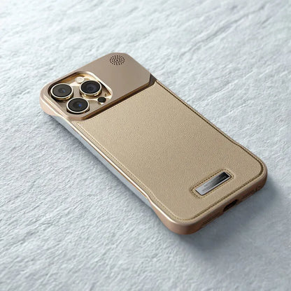 Premium PU Leather MagSafe iPhone Case