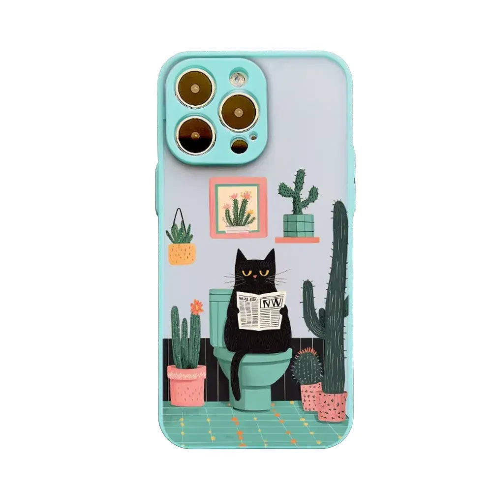 Privacy Please Cat Case for iPhone