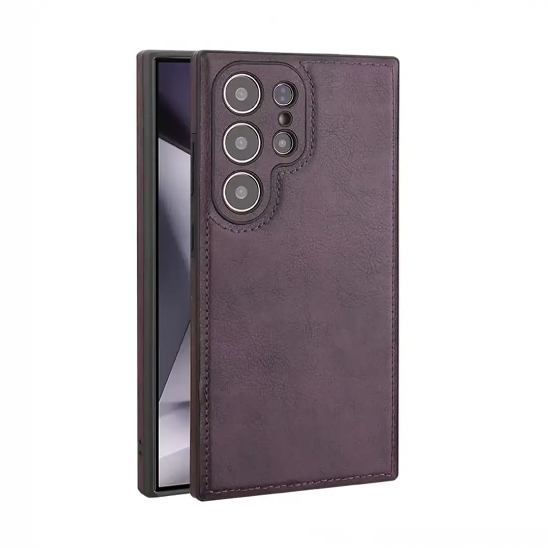 Rugged Leather Galaxy S Case