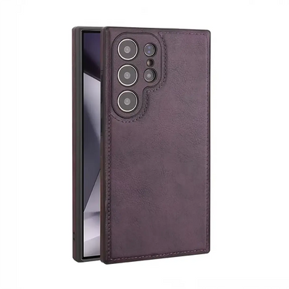 Rugged Leather Galaxy S Case