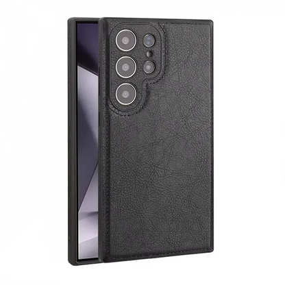 Rugged Leather Galaxy S Case