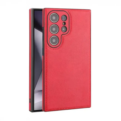 Rugged Leather Galaxy S Case