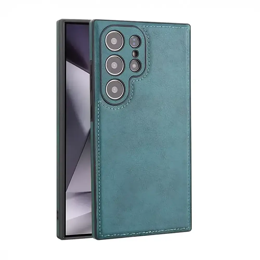 Rugged Leather Galaxy S Case