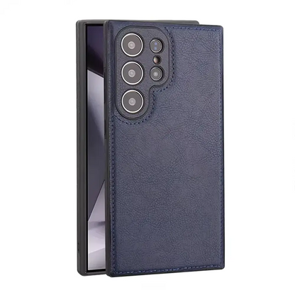 Rugged Leather Galaxy S Case