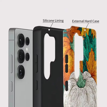 Rustic Autumn Pumpkin Case for Galaxy