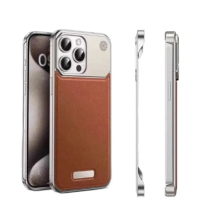 Premium PU Leather MagSafe iPhone Case