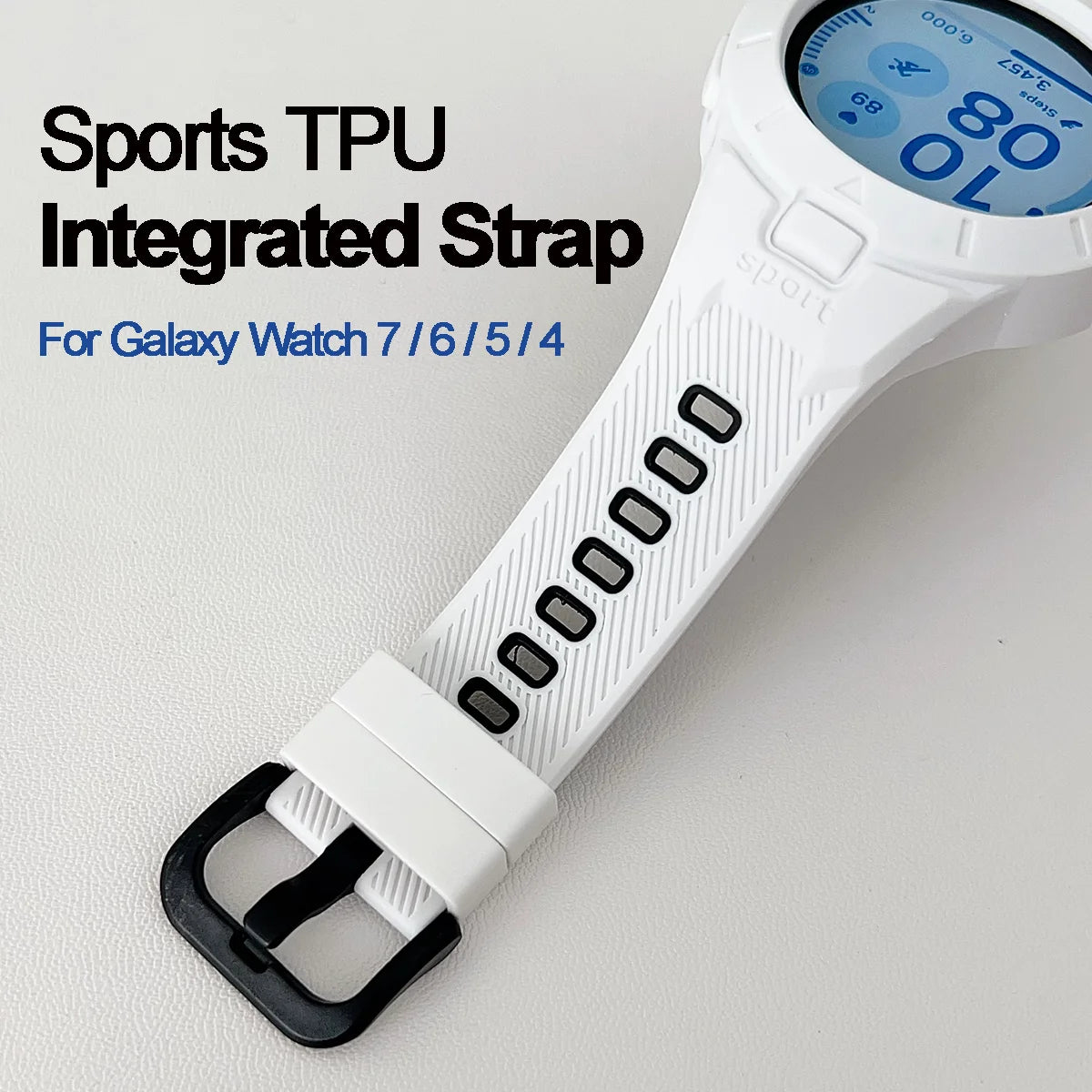 No-Gap Silicone Sport Band for Samsung Galaxy Watch 4/5/6/7