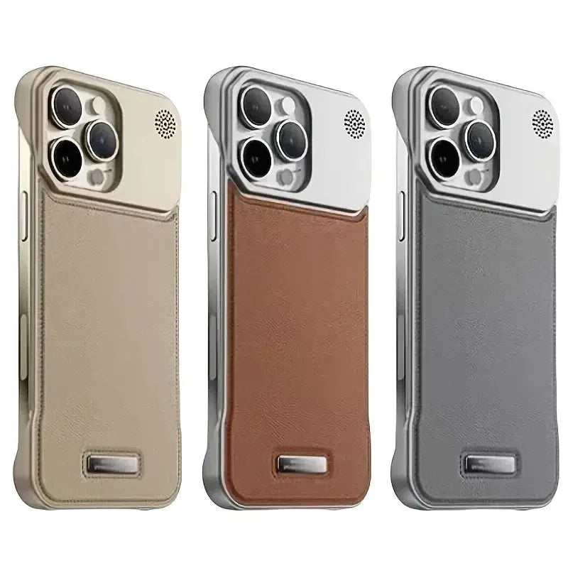 Premium PU Leather MagSafe iPhone Case