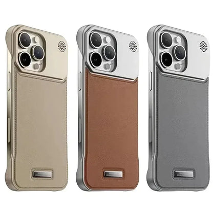 Premium PU Leather MagSafe iPhone Case