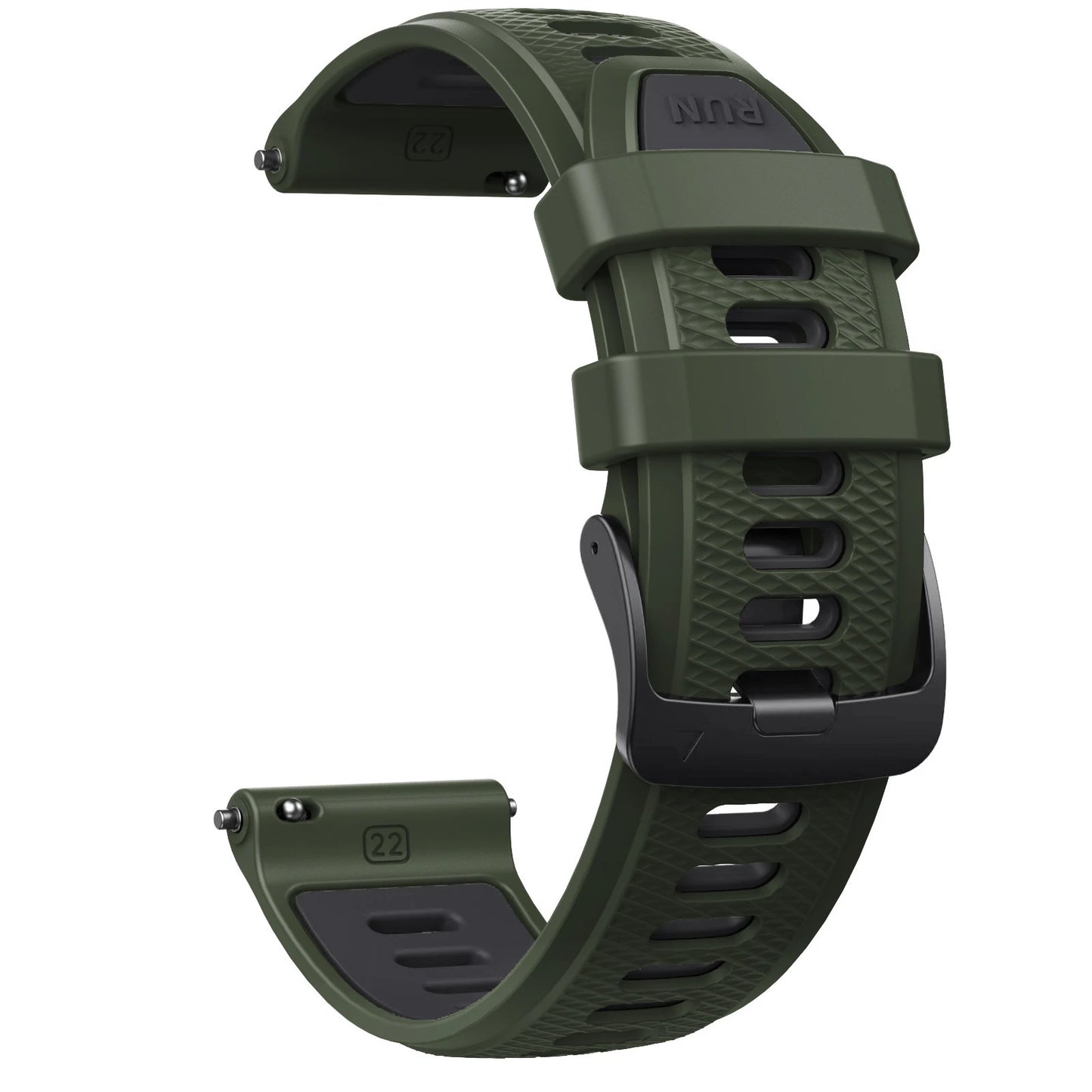 Two-Tone Silicone Sport Band for Samsung (22mm Models)