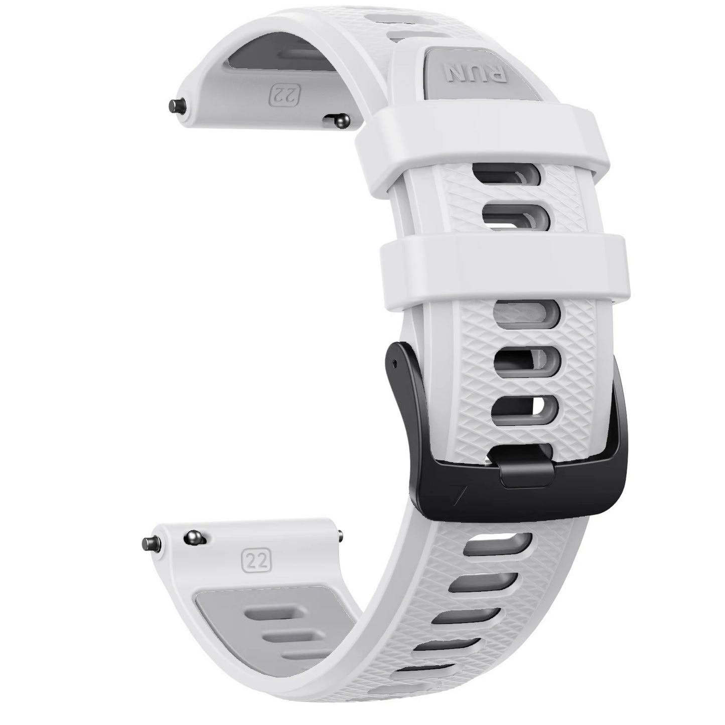 Two-Tone Silicone Sport Band for Samsung (22mm Models)