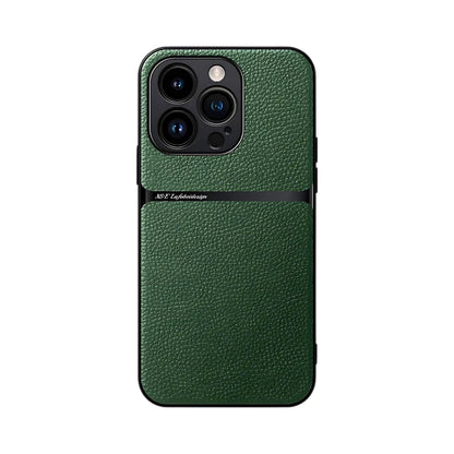 Shockproof Leather iPhone 16 Pro Case