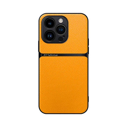 Shockproof Leather iPhone 16 Pro Case