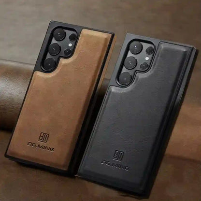 Strong Magnetic Galaxy Leather Case