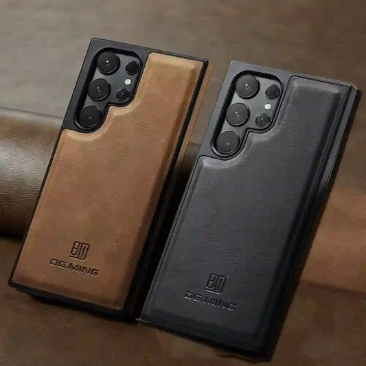 Strong Magnetic Galaxy Leather Case