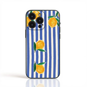 Summer Stripe Fruit Case for iPhone