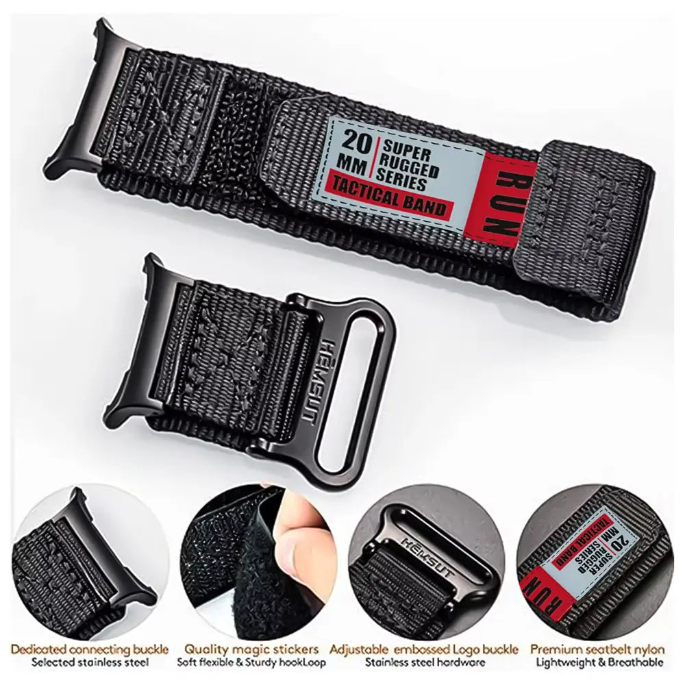 Tactical Hook & Loop Band for Galaxy Watch