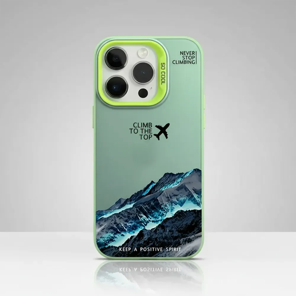 Mountain Peak Aircraft iPhone Case