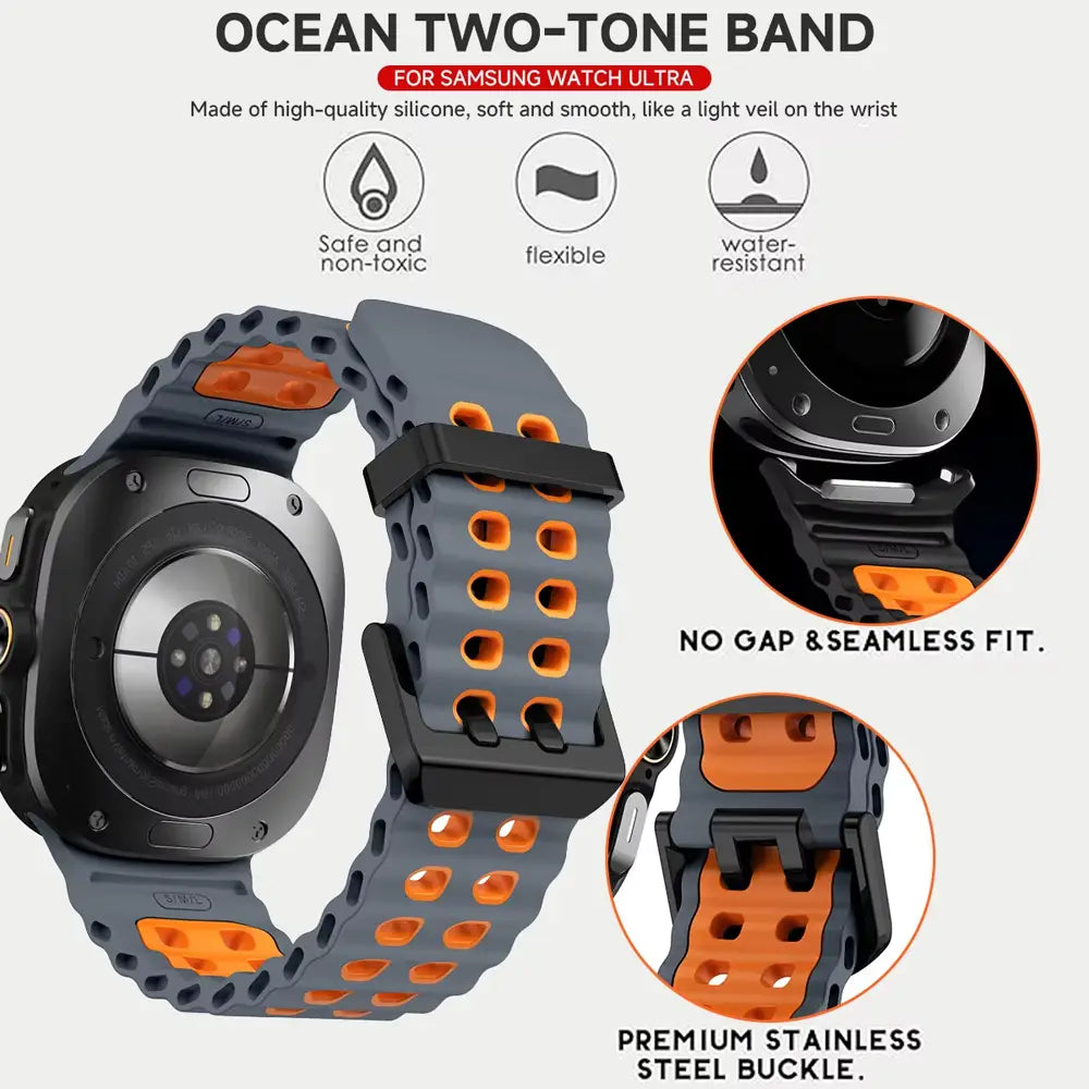 Dual Color Galaxy Watch Strap