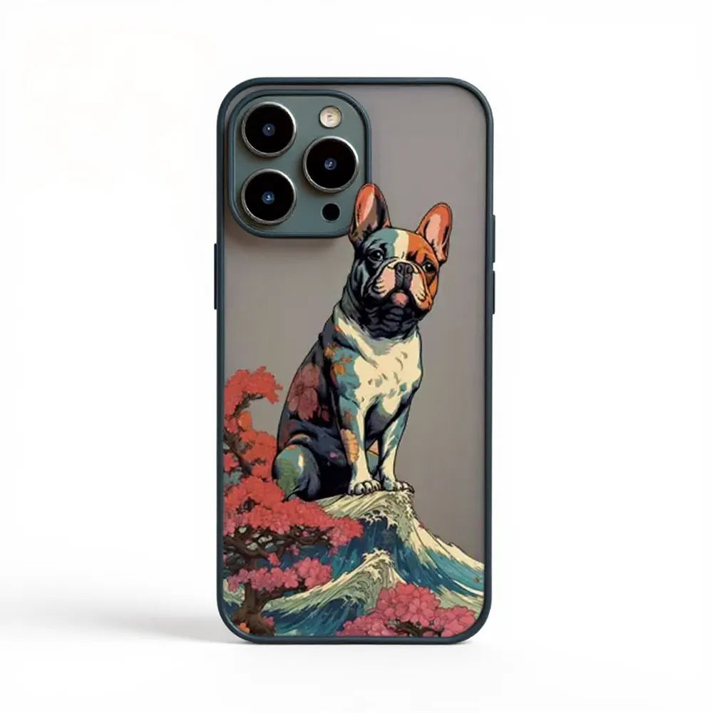 Ukiyo-e Frenchie Case for iPhone