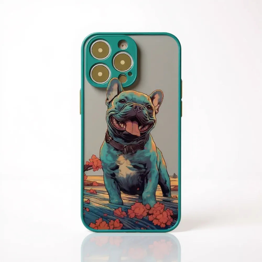Ukiyo-e Frenchie Case for iPhone