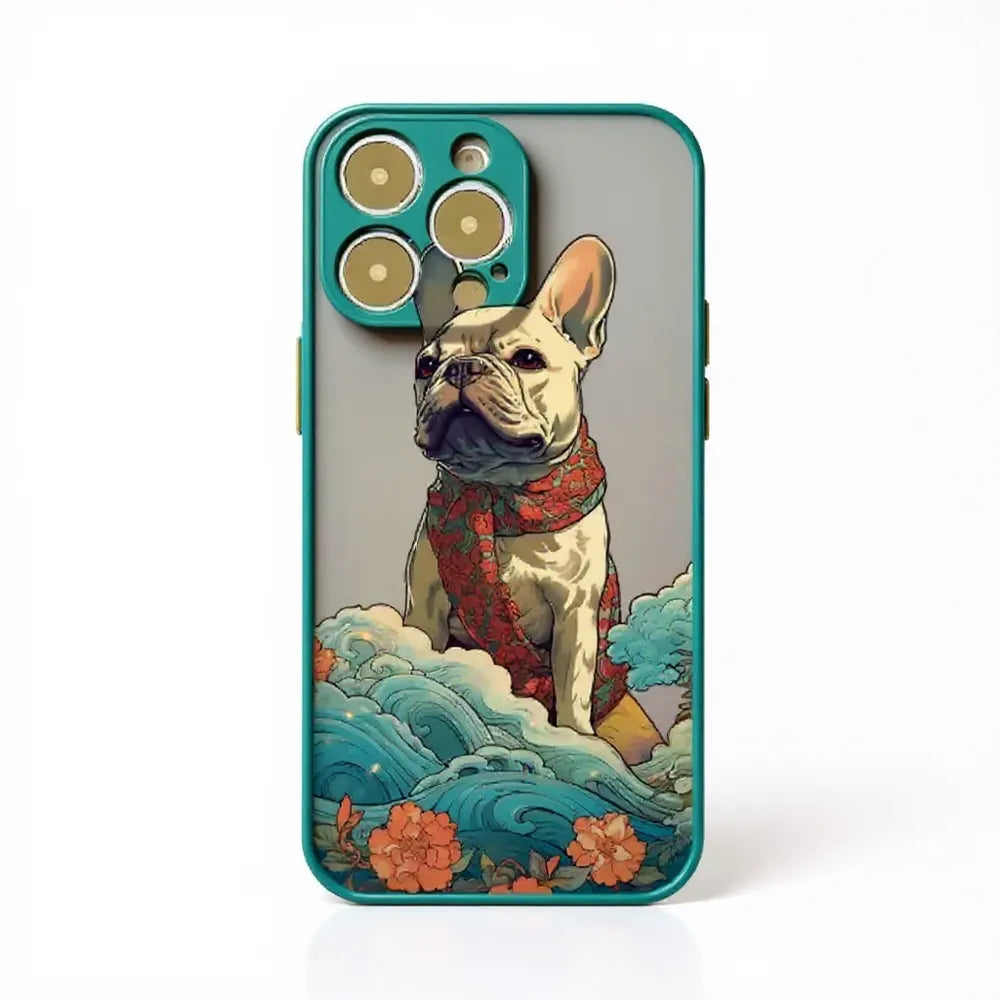 Ukiyo-e Frenchie Case for iPhone