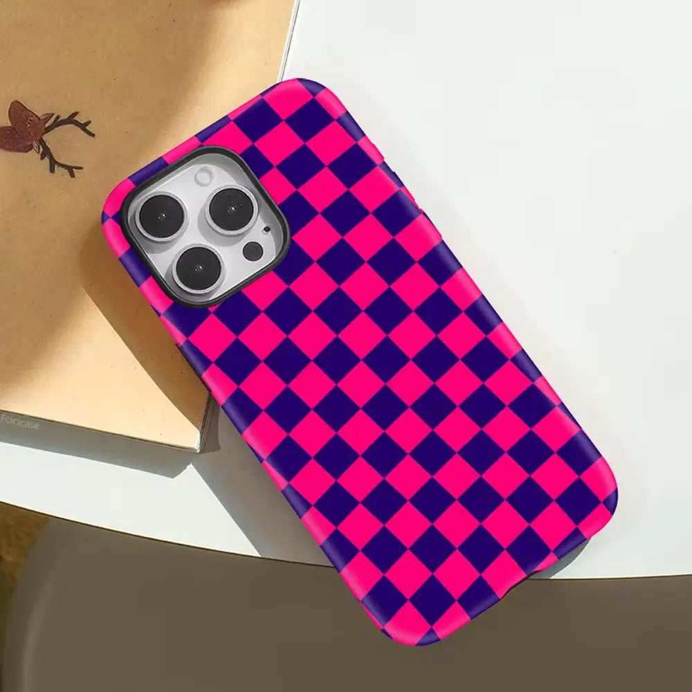 Vibrant Checkerboard Case for iPhone
