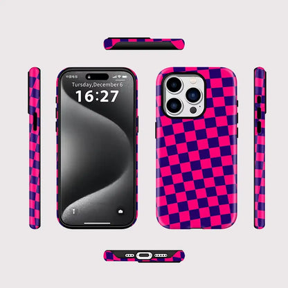 Vibrant Checkerboard Case for iPhone
