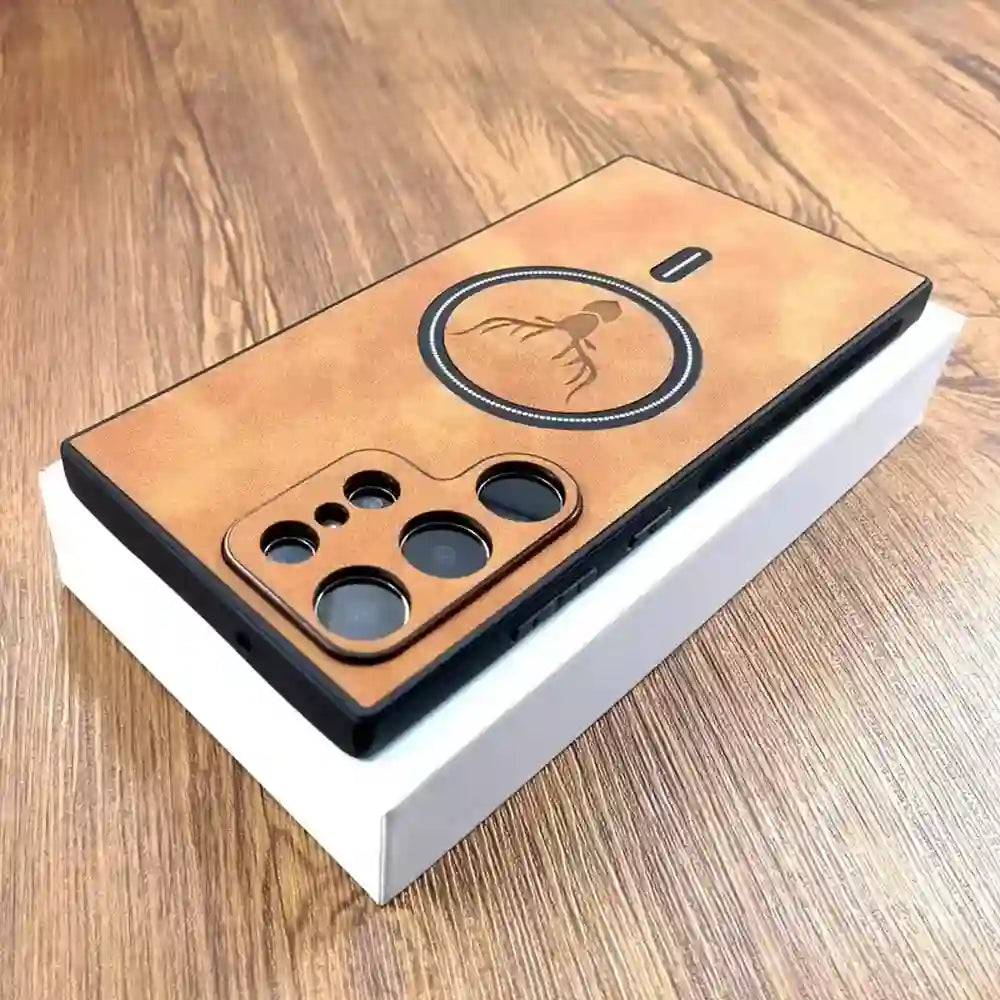 Vintage Leather Samsung Galaxy Case