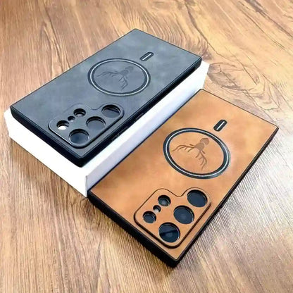 Vintage Leather Samsung Galaxy Case